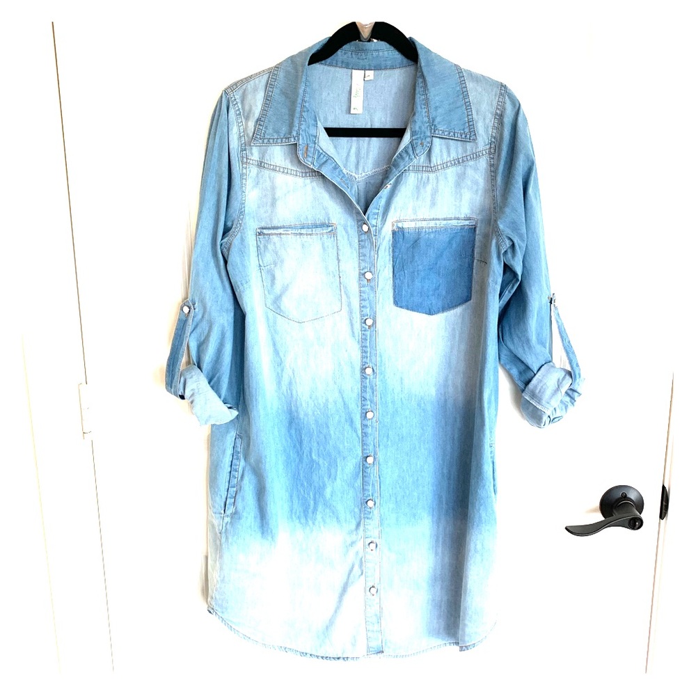 Denim Shirt Dress